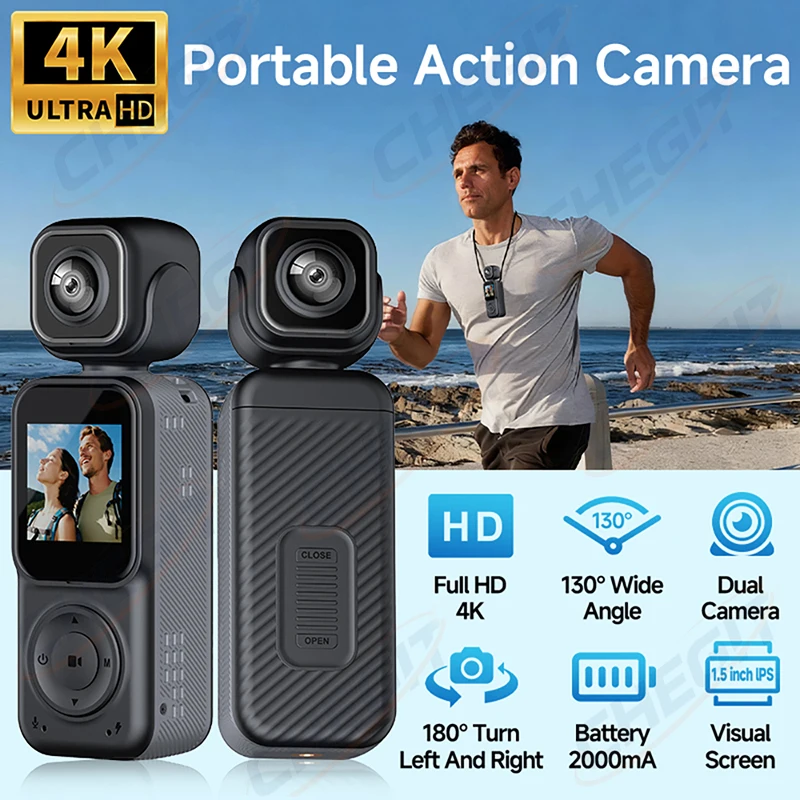 4K Dual Lens Pocket… - image
