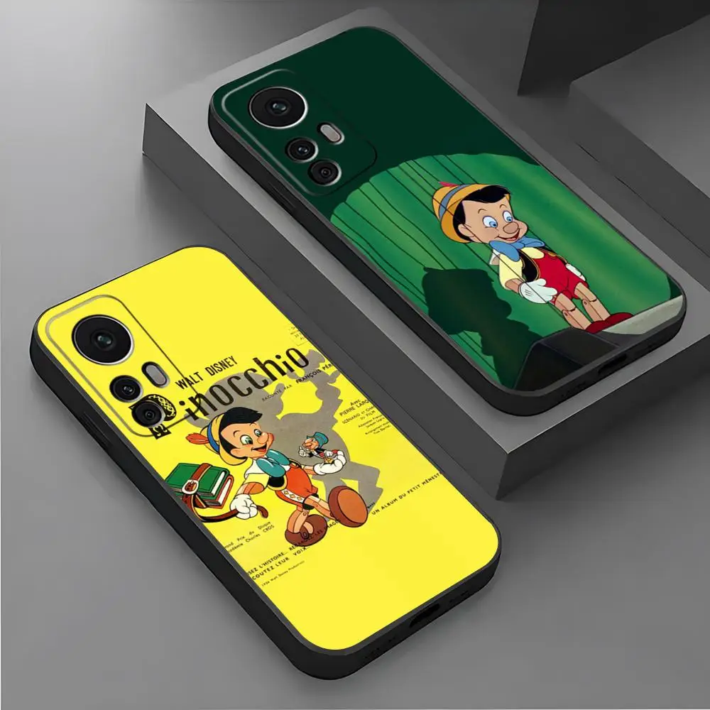 Disney Pinocchio Phone Case For Xiaomi 13 Poco F3 X4 M4 M3 X4 GT 9 12 11T 11 9T 9SE 11i Pro Ultra Note10 Lite Back Cover