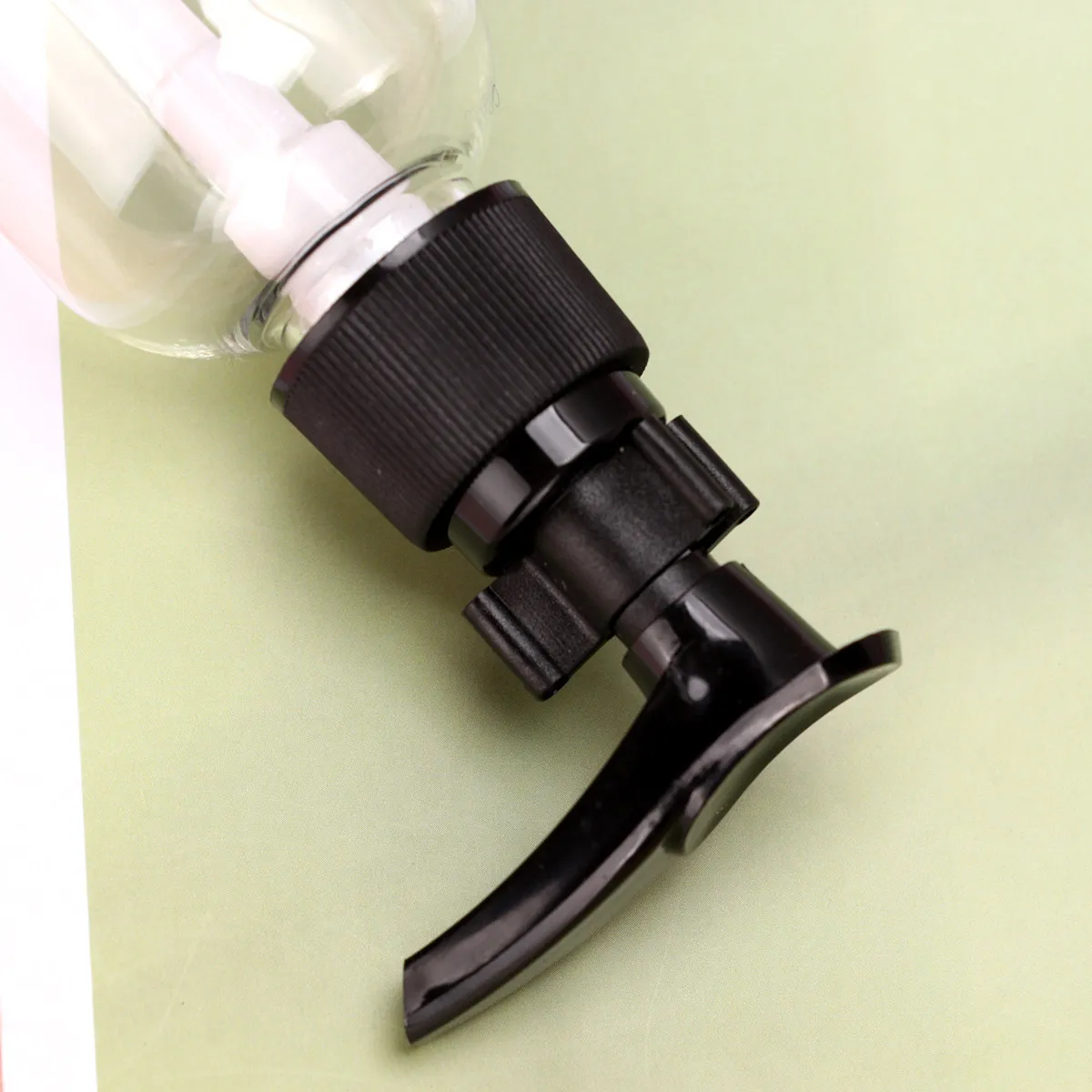 

6Pcs Press Pump Bottles Dispensers Black 100Ml Empty Containers for Liquid Soap Lotion Home Travel Use