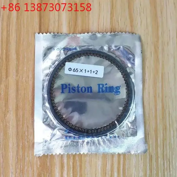 Anillo de pistón DH12 de 64 mm para DINKING DH12 DK165F/P LONCIN LC165F 149CC 4HP, piezas de cilindro para apisonadora y compactadora