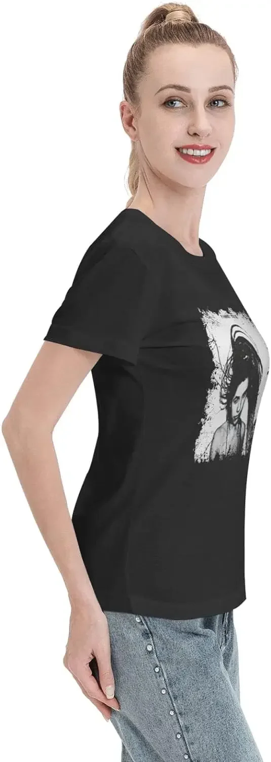 تي شيرت Pj Harvey Rid of Me تي شيرت نسائي صيفي كاجوال بأكمام قصيرة تي شيرت #5