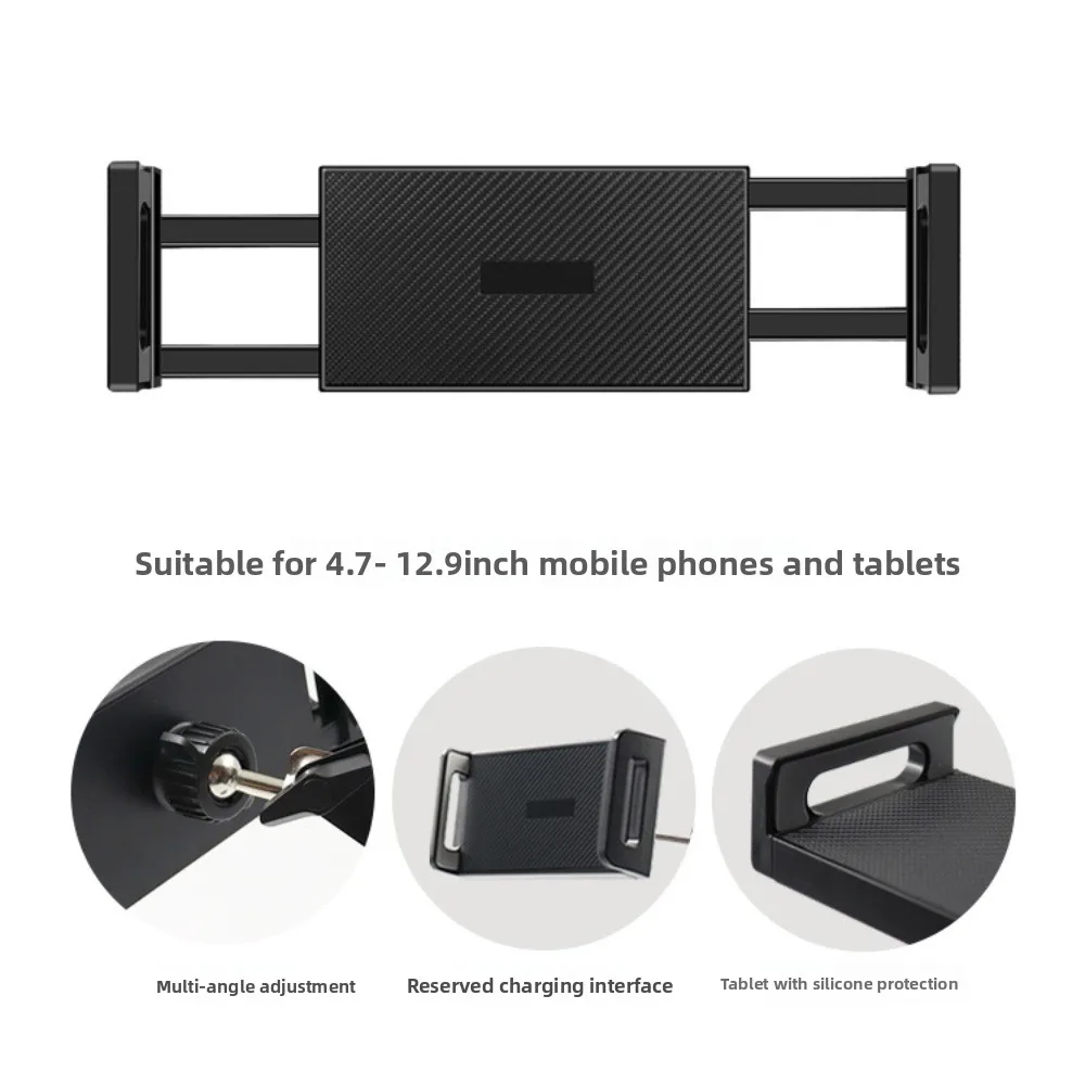 

360° Rotating Bed Tablet Stand Universal Flexible Desktop Phone Mount Stand Clip on Steel Arm Tablet Phone Holder Mobile/Tablet
