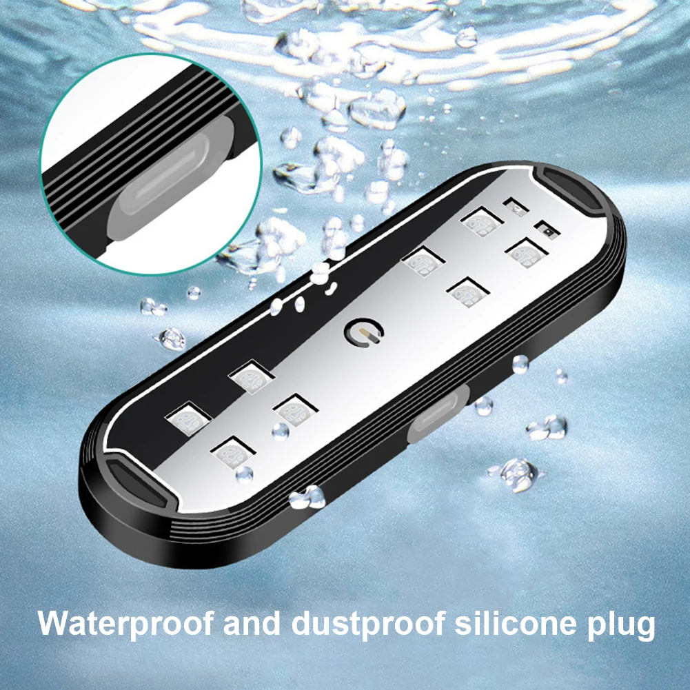 1/2Pcs Car Door Warning Light Anti-Collision Flash Atmosphere Welcome Light USB Charging LED Welcome Light Auto Open Door Lights