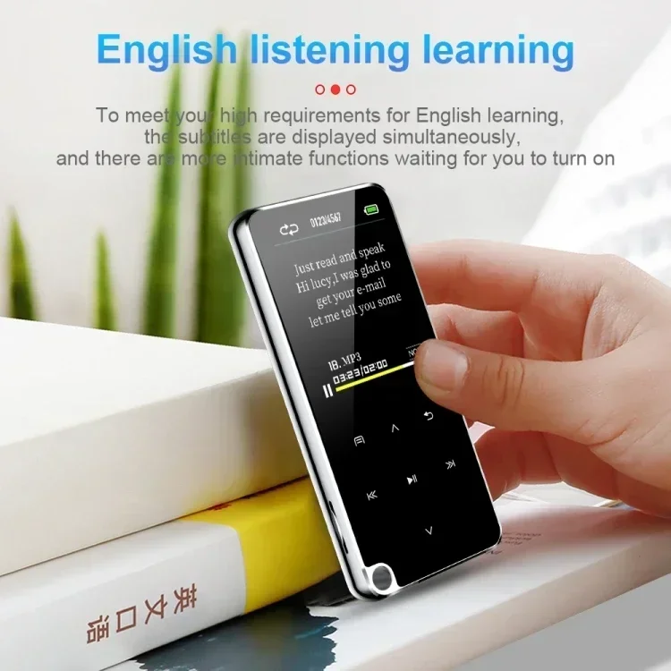 مشغل موسيقى صوت محمول HiFi بدون فقدان 64 جيجابايت MP4 كاسيت مشغل موسيقى مع راديو FM ومسجل صوت وكتاب إلكتروني reproductor de mp3