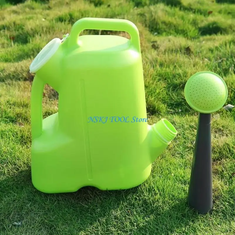 L8RC 9L Large Capacity Watering Can Ergonomic Handle Fine Sprays Nozzle for Garden Plant and Home Cleaning Tasks