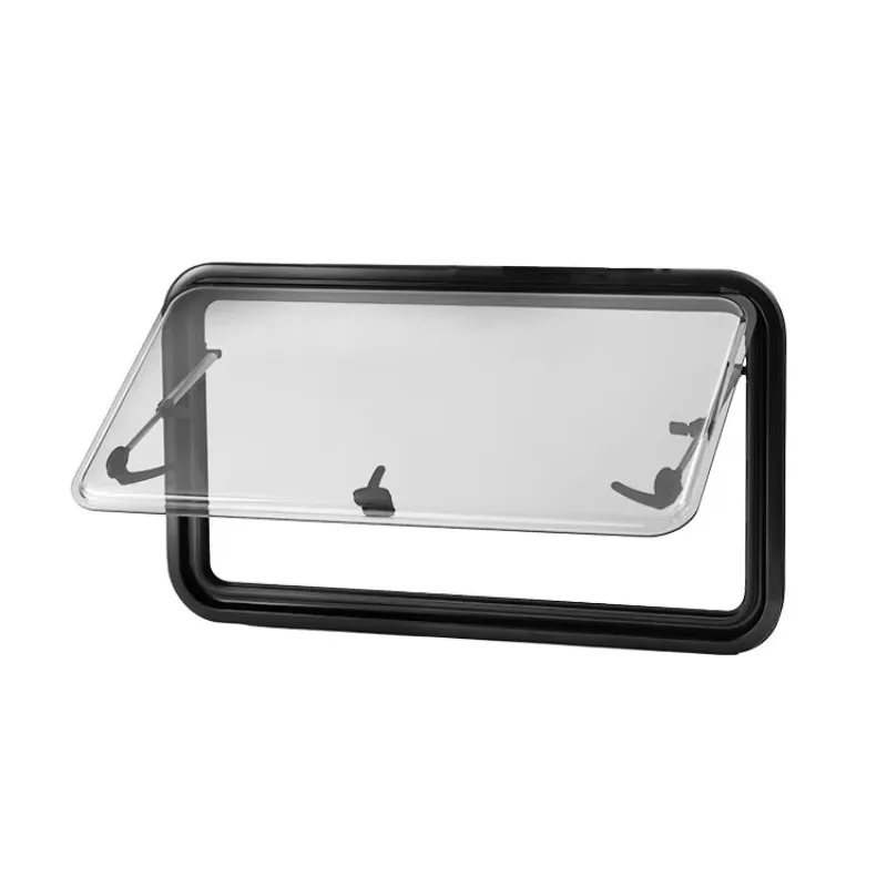 

Adjustable Double Layer Acrylic Camper Van RV Window Thermal Insulation 70 Opening Angle No Drilling Installation For