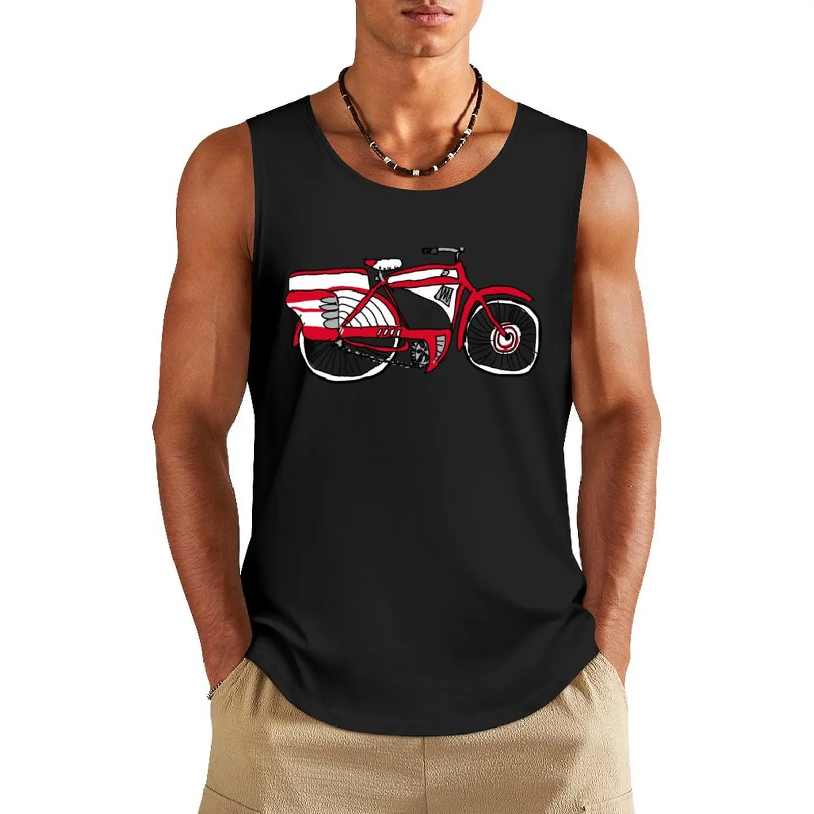 Pee Wee Herman's Bike Tank Top summer clothes men 2024 men clothing