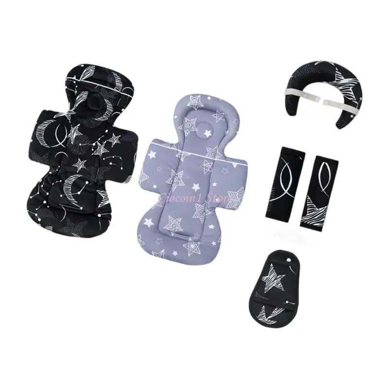 Y1UB SOFT trẻ sơ sinh ghế ô tô thoải mái Tương tự vải dễ dàng lắp đặt cho xe đẩy và ghế an toàn Thiết kế thân thiện với người