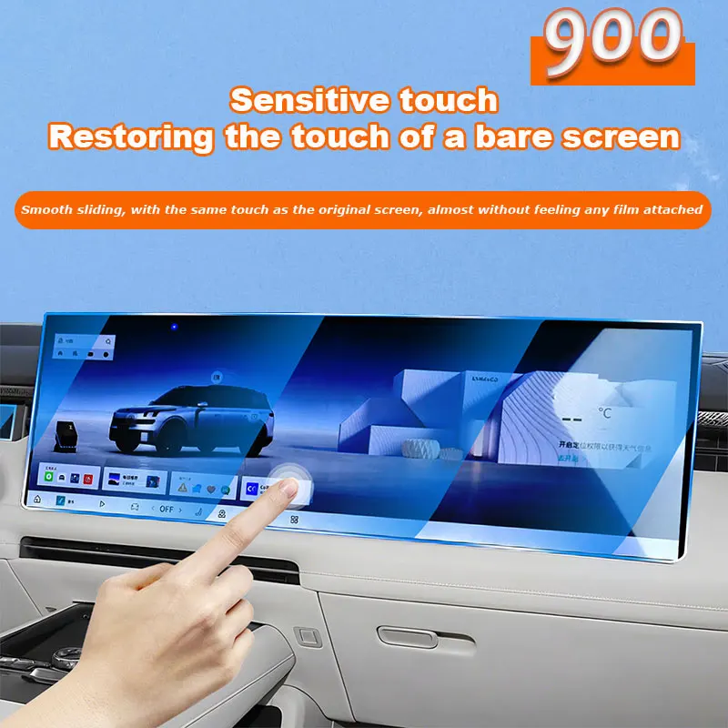 For Lynk&co 900 2025 Car Screen Protector Instrument film TV Tempered film Central Control Navigation Screen Tempered Glass Film
