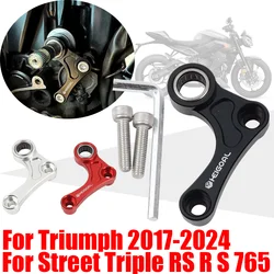 For Triumph Street Triple RS R S 765 765RS 765S 2017 - 2024 Accessories Gear Shift Support Stabilizer Shifting Shifter Holder