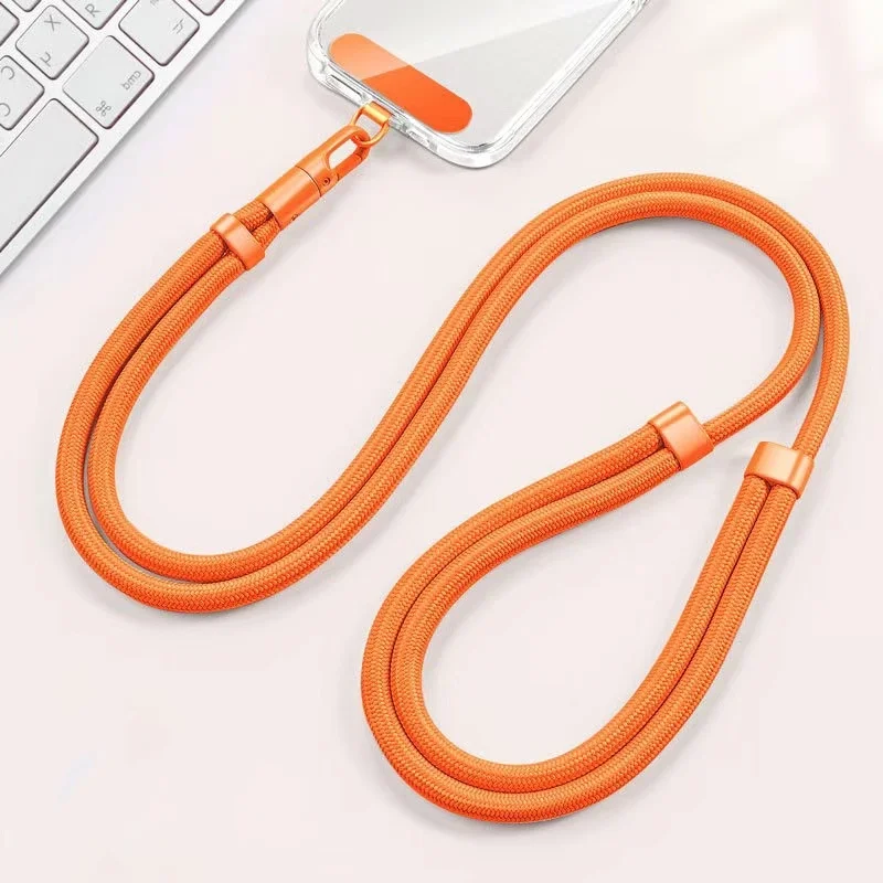 Universelles, verstellbares Handy-Lanyard, kurzes Handgelenkband mit selbstsicherndem Anti-Drop-Design, langlebiges Polyester-Telefonband