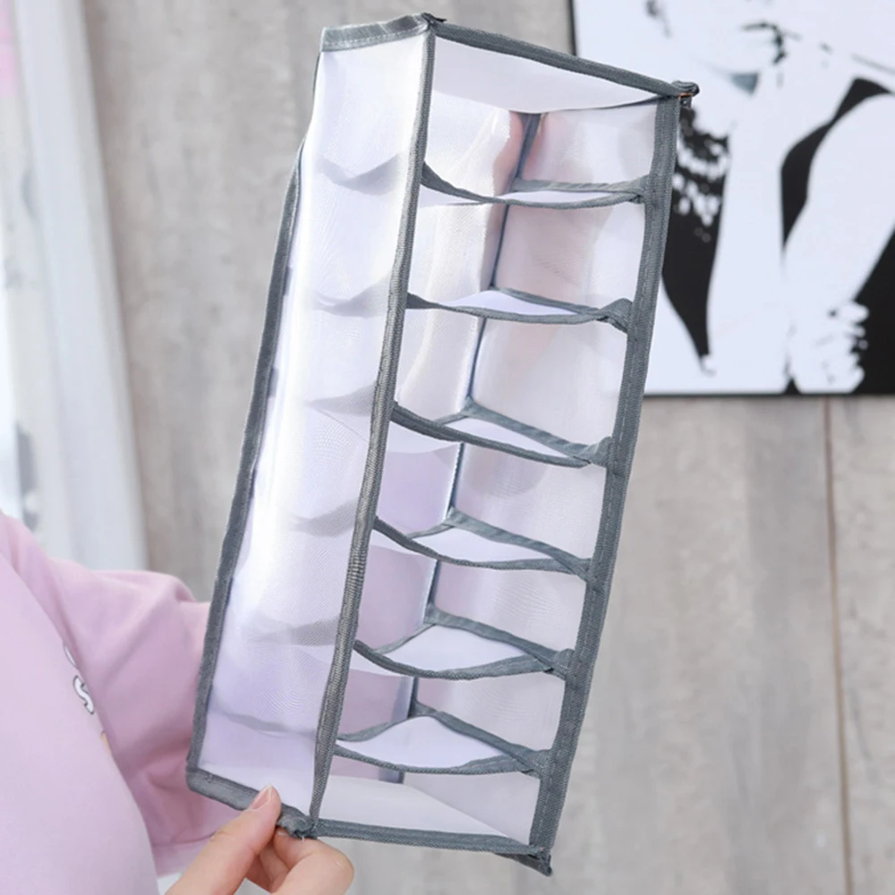 1PC Drawer Type Storage Cabinet Storage Box Mesh Storage Underwear Bra Socks Storage Box image 3