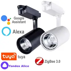 Led Spoor Licht Dimbaar Tuya Smart Zigbee Lamp Alice Alexa Home Assistant Decor Spot Led Spoor Verlichting Wandlamp Armatuur