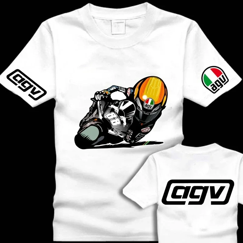 

American High Street Motorcycle Racing Locomotive T-shirt Heavy Men's Training Clothes Summer Couple Large Size Personality