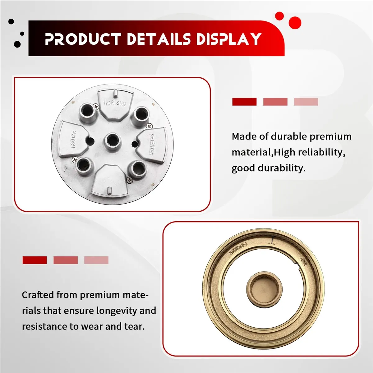 Goodprice Stove Cooker Hat Replacement Set, Oven Gas Hob Burner Crown, Flame Cap, Lid for Gas Stove Burners