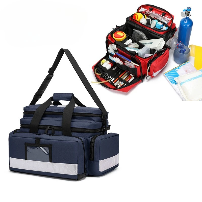 Waterproof Large Capacity Emergency Kit Medical Kit for Outpatient Visits Emergency Logistics Support Transportation Backpack