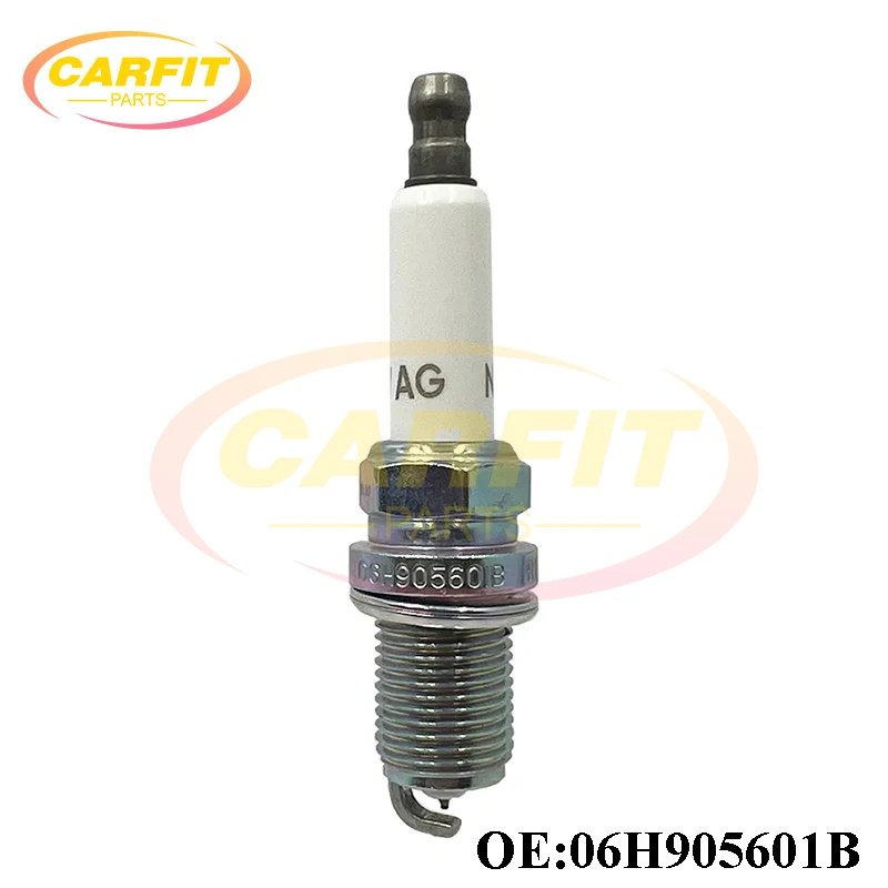 OEM 06H905601B 06H905601A 0242245576 PFR7S8EG Platinum Spark Plug For Audi A3 A4 A5 A6 Q5 R8 S5 TT VW Jetta Golf Passat Tiguan