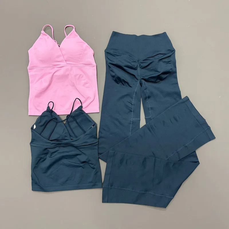 2Pcs Women Gym Set Vision Twis - Yoga Fitness Zumba avaliação e preço