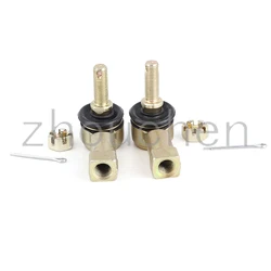 1 Pair M10 M12 Tie Rod End Kit Ball Joints Fit For ATV Can-Am Bombardier DS650 Traxter Quest Outlander Max 330 400 500 650 800