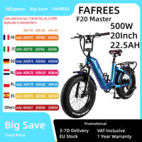 Fafrees F20 Master Electric Bicycle 500W 48V 22.5Ah 20 inch MTB Mountain Bike Outdoor Carbon-fiber Fat Ebike for Adult