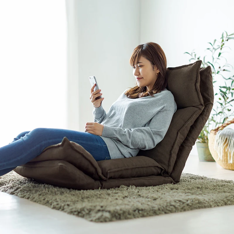 

Lazy Tatami Foldable Single Sofa Bedroom Dormitory Balcony Bed Computer Bay Window Backrest Sofas Chair Living Room Furniture