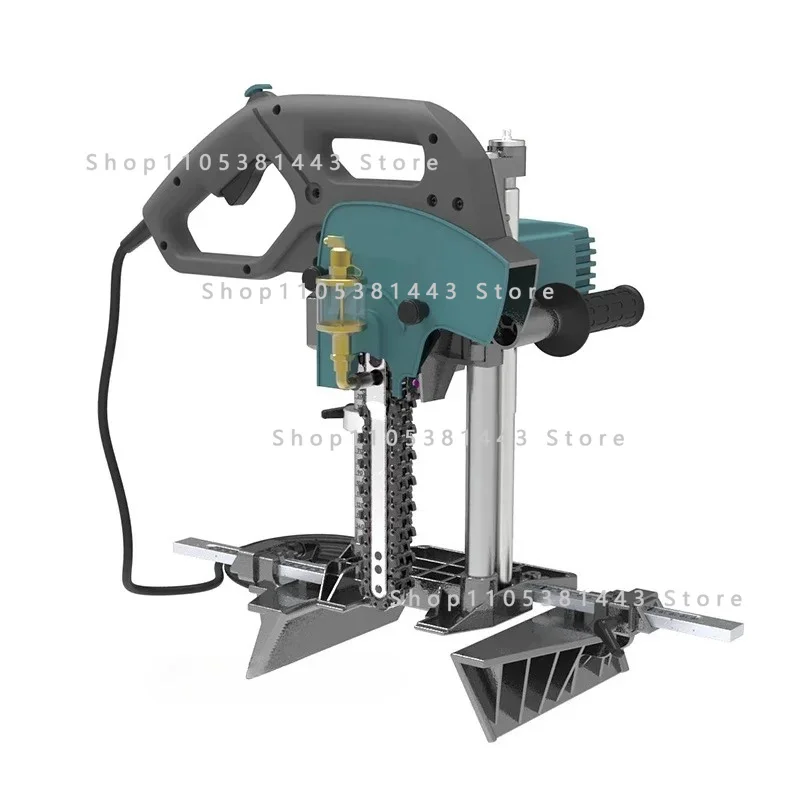 Wood Mortise Machine Woodworking Portable Square Hole Machine Chain Saw Ancient Building Pavilion Punching Machine