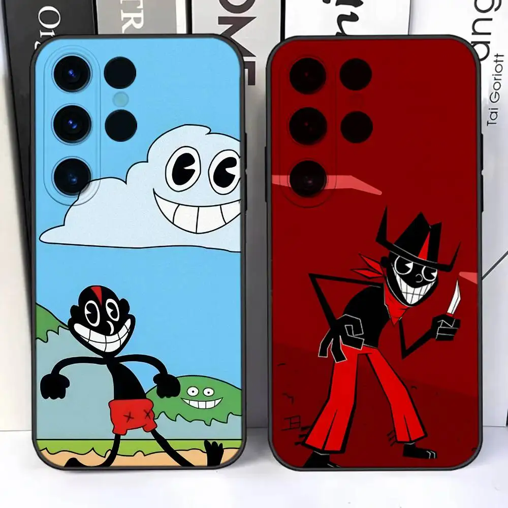 

L-Lil Darkie USD Phone Case For Samsung S25,S24,Ultra,S20,S30,Plus,S22,S23,Ultra,Plus,5G Soft Black