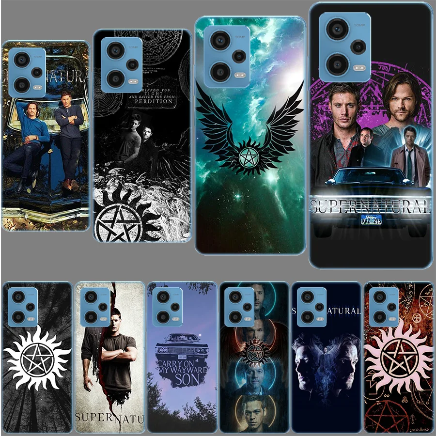 Babaite Supernatural SPN Dean and Sam 케이스, 샤오미 레드미 노트 12 프로 11 프로 플러스 11S 11T 11E 10 5G 10S 9S 9T 9 8T 8 7 TPU Cle