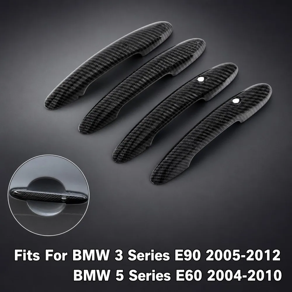 Carbon Fiber Style Car Door Handle Cover Trim for BMW Mini Cooper S F56 2/4 Door Exterior Accessories