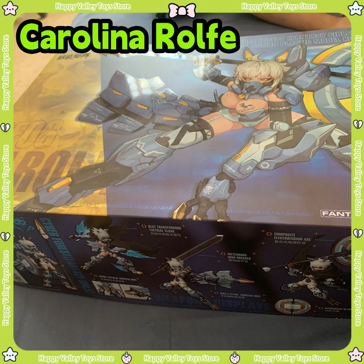 Nuclear Matrix Figure Model Crazy Wolf Carolina Rolfe Statue Cf06 Movable Suit Girl Machine Assemble Model Toys Children Gifts