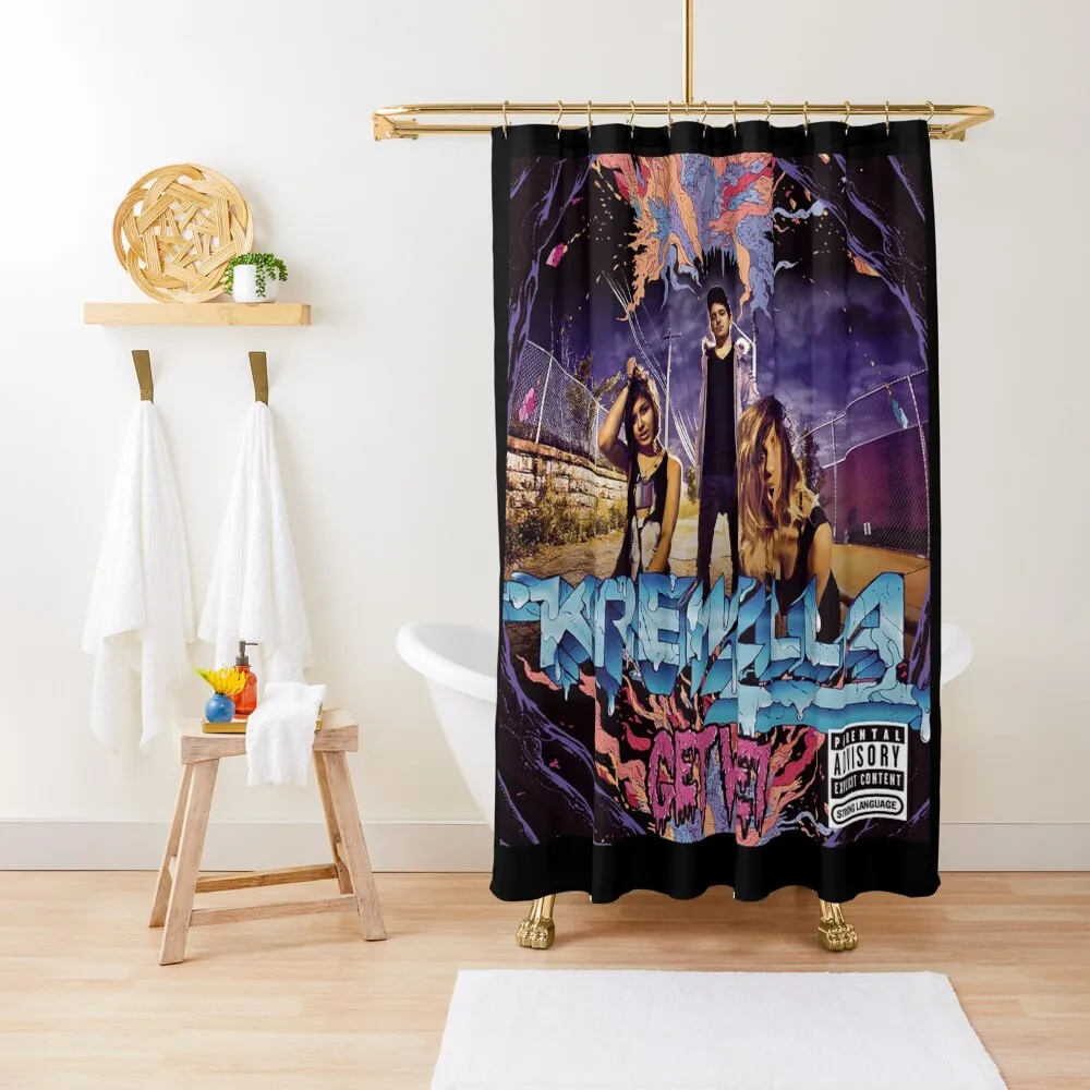 

Krewella get wet Shower Curtain Window Luxury Bathroom Bathroom Shower Set Shower Set Curtain