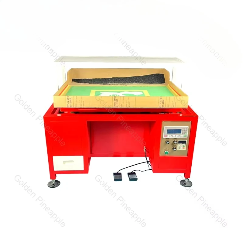

Two Colour Automatic Rhinestone Machine Automatic Rhinestone Setting Machine Transfer for T-shirts Rhinestone Shaking Machine