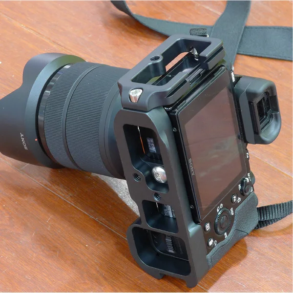 

DSLR Camera Professional Tripod Head Aluminum Quick Release Plate 1/4 Screw Mount for SONY A7 A7R Accessories