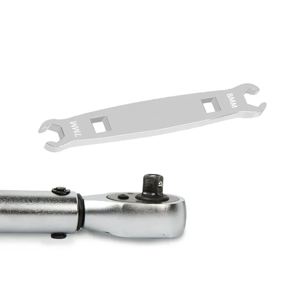 Bicycle7-8mm Double-Head Oil Pipe Torque Wrench With 1/4