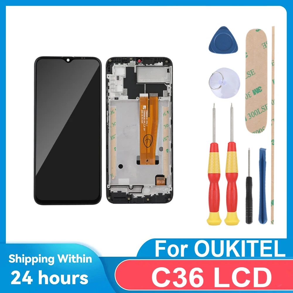 

For OUKITEL C36 /6.56" FHD+ LCD Display + Touch Screen+With Frame