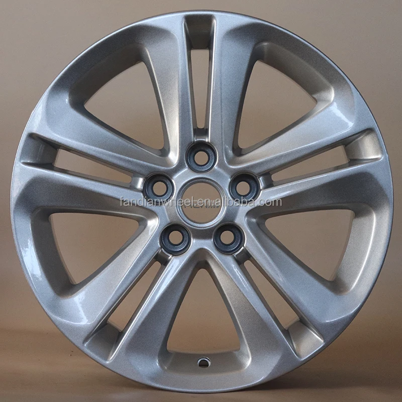 JT6102 New Direct Sale Sliver Finish 16x7 5x105 Bolt Pattern 16 Inch High Performance Rims Car Aluminum Alloy 5 Spoke 16r 5