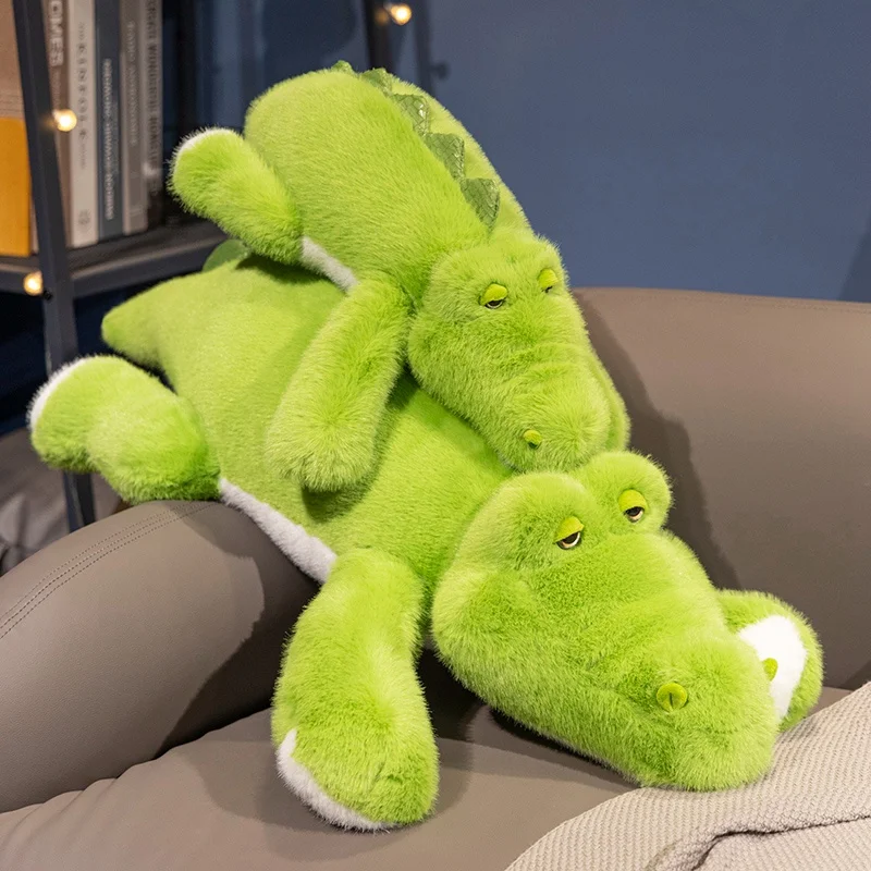 45/75cm Cartoon Crocodile Plush Toys Stuffed Soft Animals Plush Long Crocodile Pillow Doll Birthday Gift Children Home Decor