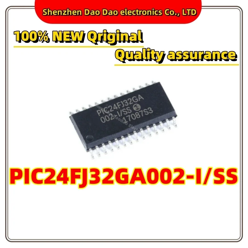 

PIC24FJ32GA002-I/SS PIC24FJ32GA002 SSOP-28 Microcontroller chip IC new original