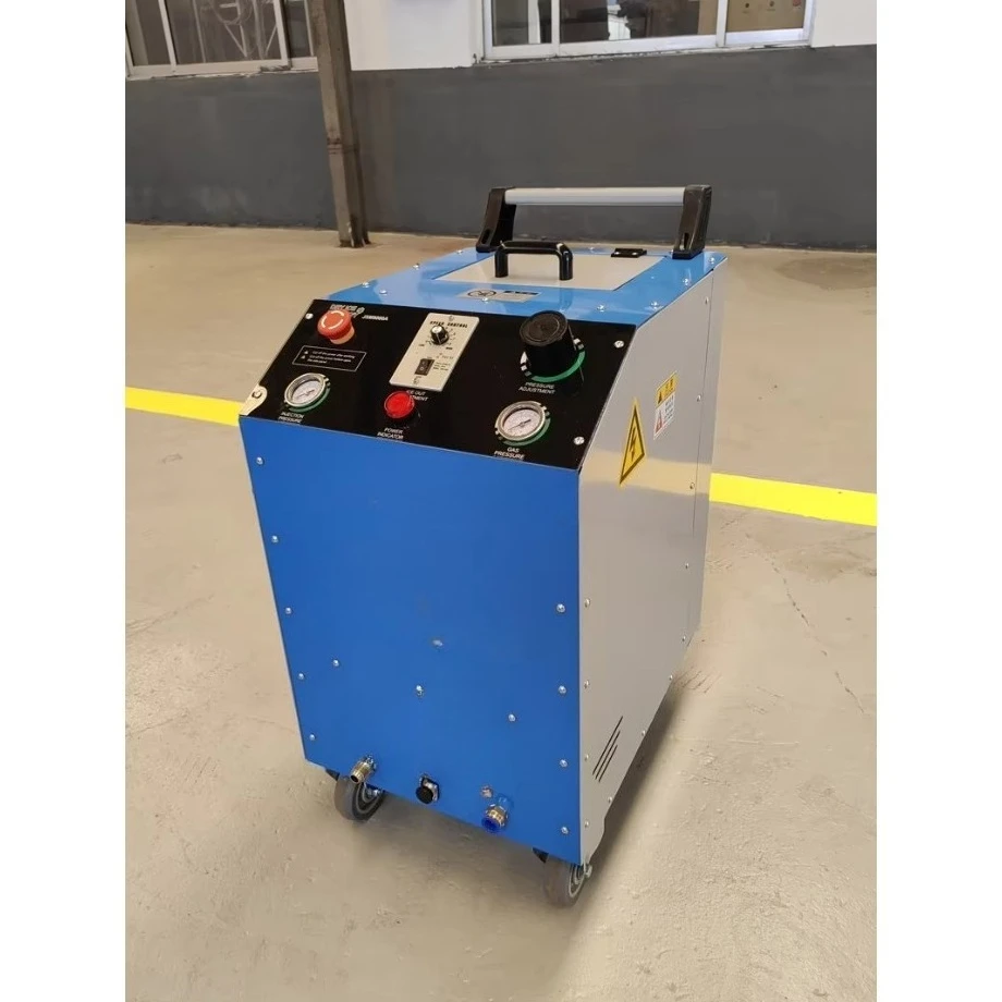 Dry Ice Engine Cleaning Machine Dry Ice Blasting Machine for Automotive Engine Gearbox Carbon Deposits Oil Stains Removal
