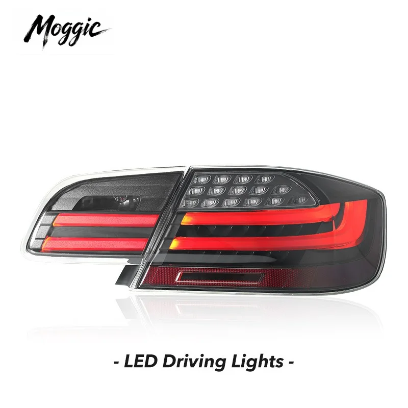 Moggic Tail Light Assembly For 2006‑2013 BMW 3 Series E92, Modified LED DRL Sequential Turn Signal Lamp Fit 335 M3