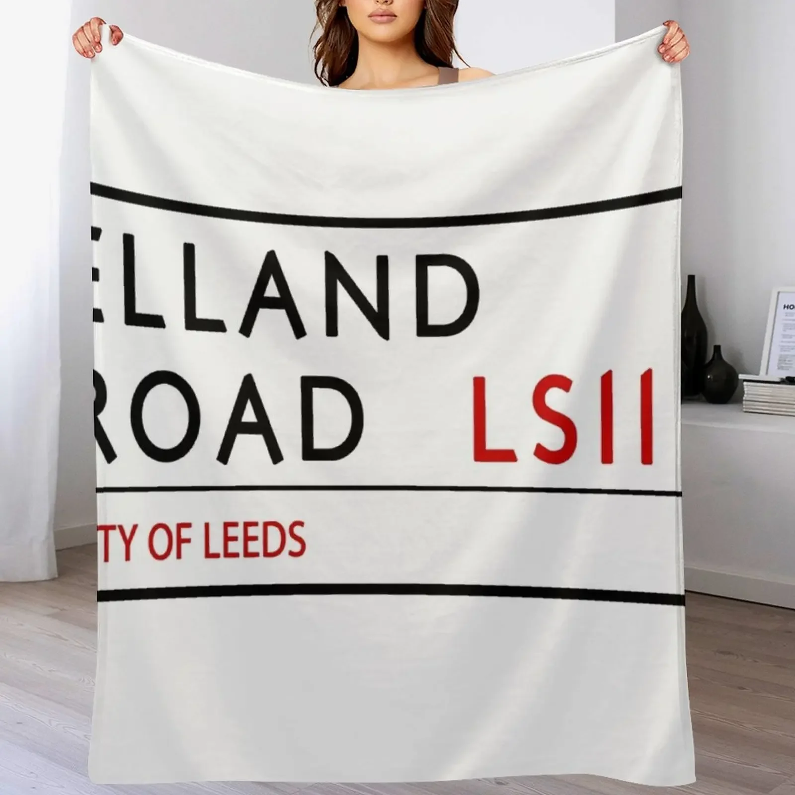 Elland Road Throw Blanket Spring Fall Cozy Throw Blanket for Couch
