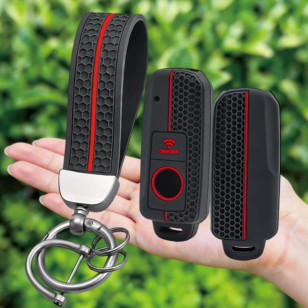 

Силиконовый чехол для ключей Yamaha TMAX530/560DX SX 17-25, индивидуальный брелок в винтажном стиле, держатель для мотоциклетных ключей