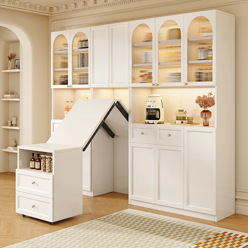 

Side cabinet Dining table Integrated wall Solid wood cabinet Locker Living room Tea cabinet Locker Kitchen cabinet Wine cabinet