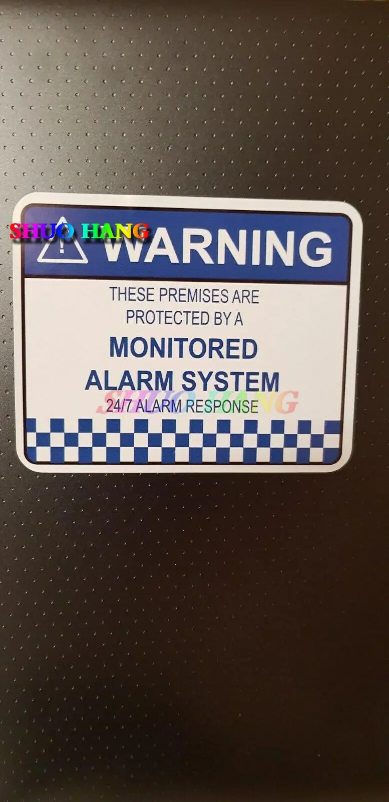 Alarm System Surveillance Stickers CCTV Security Camera Surveillance Car Stickers Vinyl Decorative Accessories Car Window PVC