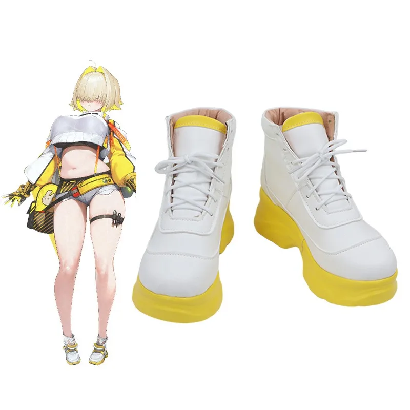 

Elegg Cosplay Shoes Game Game Nikke Cosplay Props Halloween Carnival Boots PU Leather Shoes Custom Made