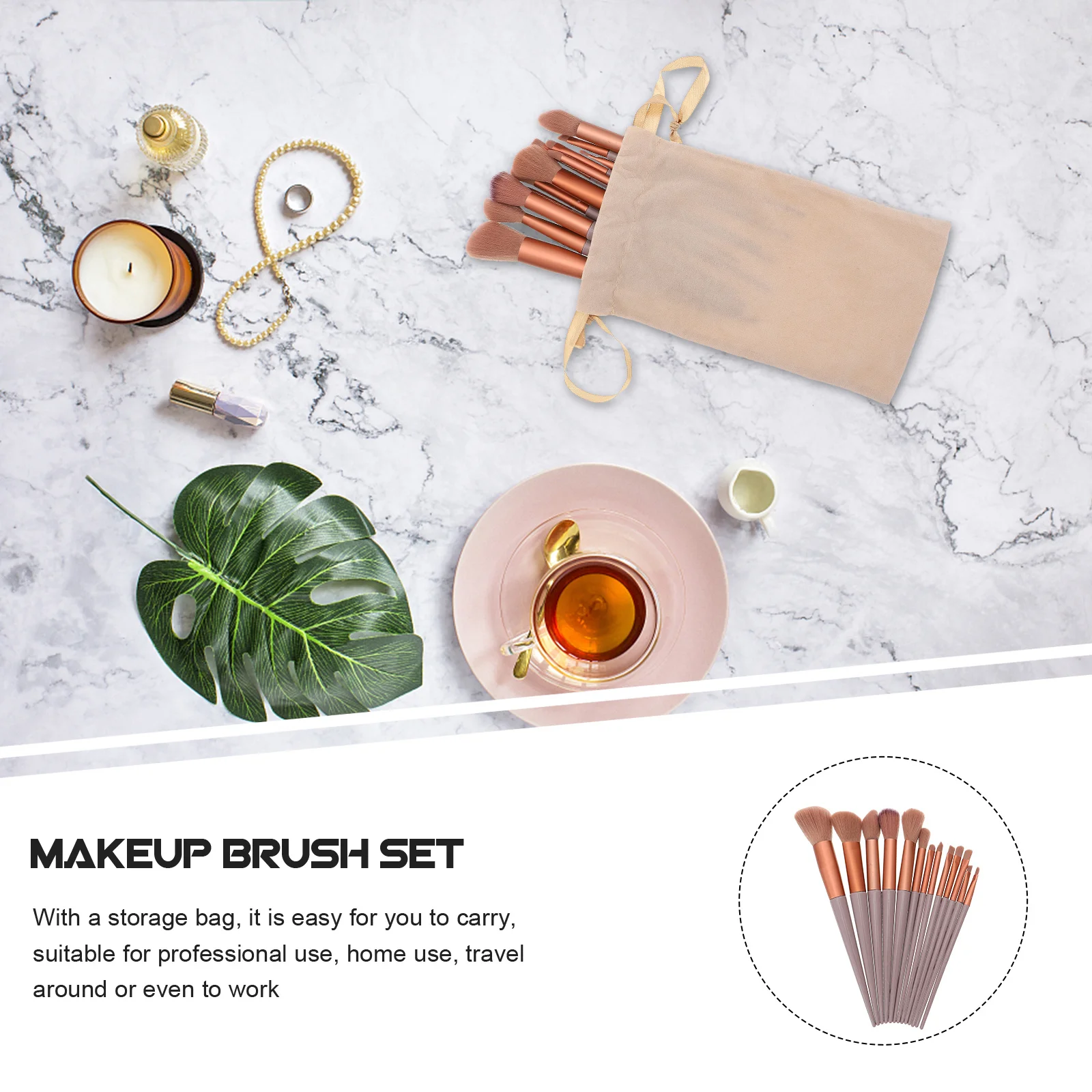 1세트 메이크업 브러쉬 세트 전문가용 블러셔 루즈 파우더 부드러운 합성 섬유 브러쉬 휴대용 화장 도구 여행용 얼굴 미용