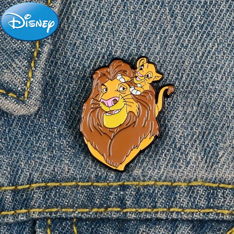 

Disney Cartoon Brooch New Lion King Animation Party Accessories Children's Toys Kawaii Backpack Clothes Badge Brooch Jewelry