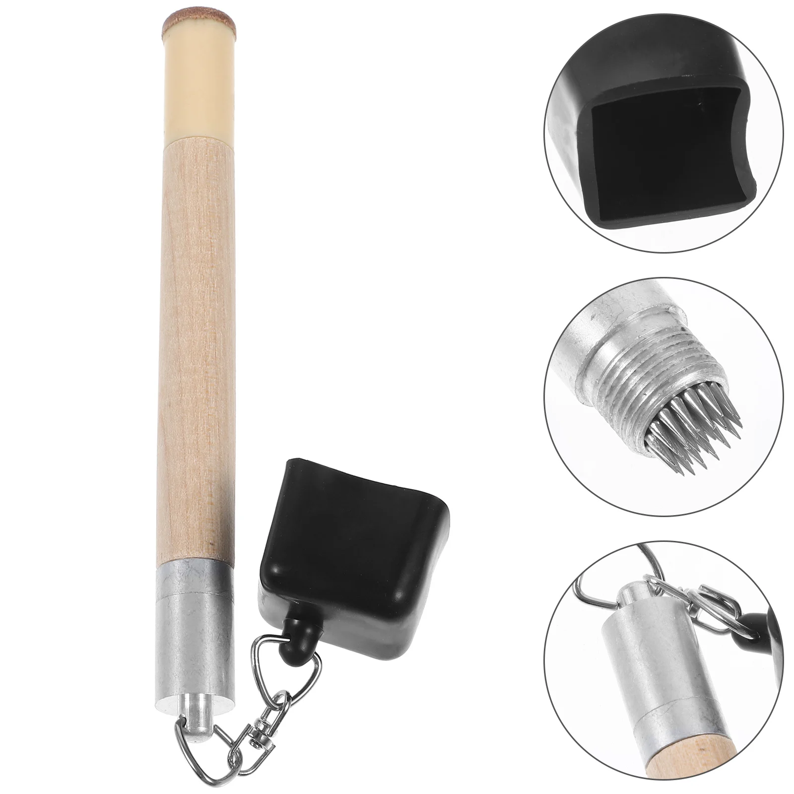 

Chocolate Pencil Clip Portable Pool Stick Holder Snooker Chalk Holders for Billiard Tool