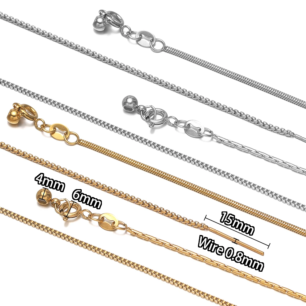 4 Stück Edelstahl 18cm Verstellbare Gliederketten Ohrhaken für DIY Schmuckherstellung, Ohrringe, Verbindungsstücke, Armbänder, Fußkettchen, Zubehör – Detail 3