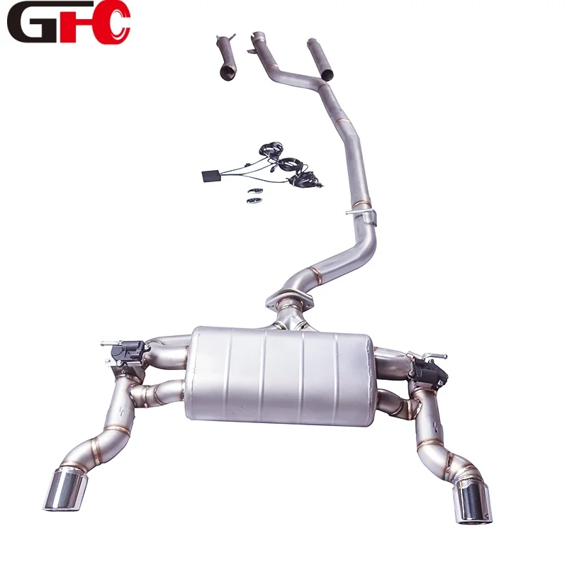 For Applicable to the 2013-2018 BMW 335i F30 3.0T SUS304 High-permance Mid Rear Valvetronic Exhaust with Muffler